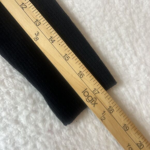 Uniqlo Women’s S Black Sweater Dress Knit Midi Goth Stretch Casual Wool Blend - Picture 8 of 9